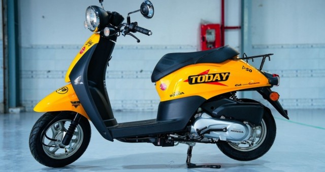 Xe tay ga cỡ nhỏ Honda Today 50 về đại lý Việt: Động cơ 50 phân khối, 'ăn xăng' chỉ 1,8 lít/100 km